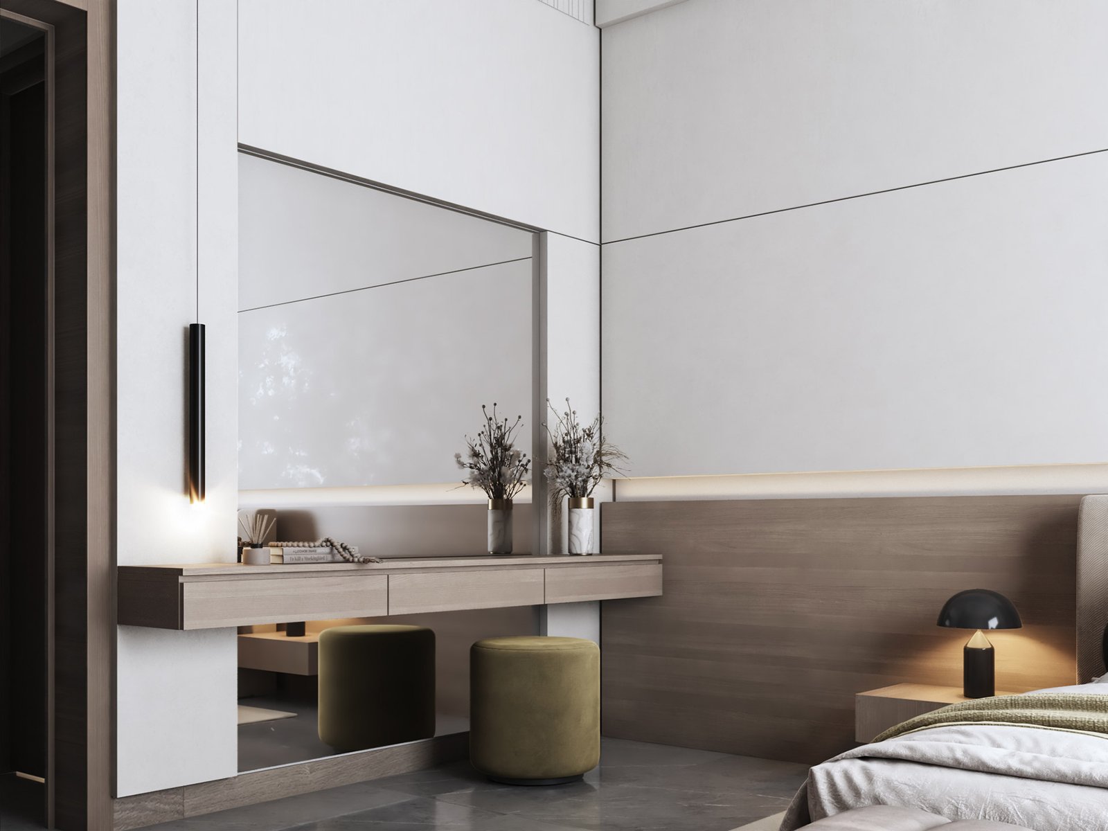 اسم وموقع المشروع :  الهوية الحديثة والبساطة – الامارات ابوظبي      التصنيف :  تصميم داخلي - خاص     المساحة :  850 متر مربع    حالة المشروع :   قيد الانشاء