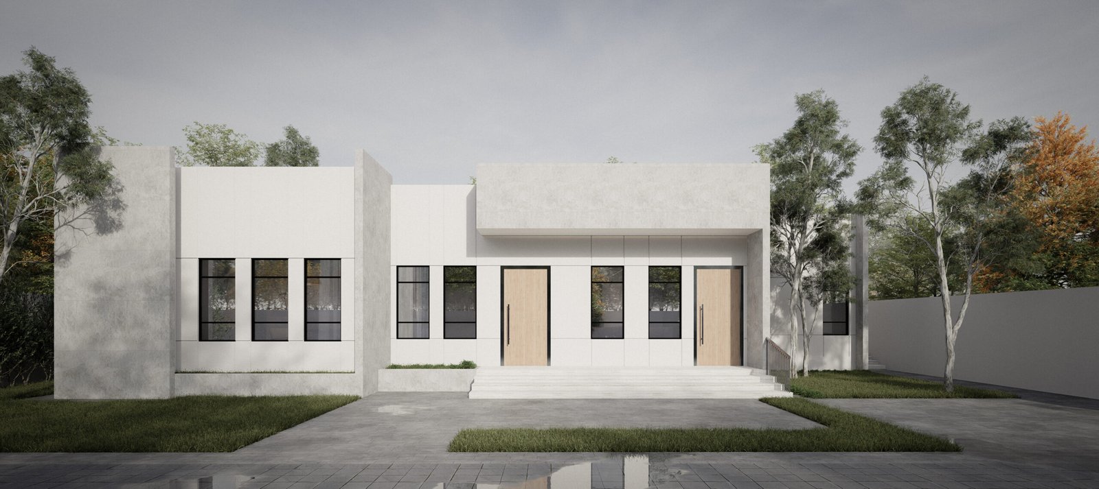 اسم وموقع المشروع :  المنزل البسيط – الامارات الفجيرة    التصنيف :  سكني    المساحة :  330 متر مربع    حالة المشروع :   قيد التصميم