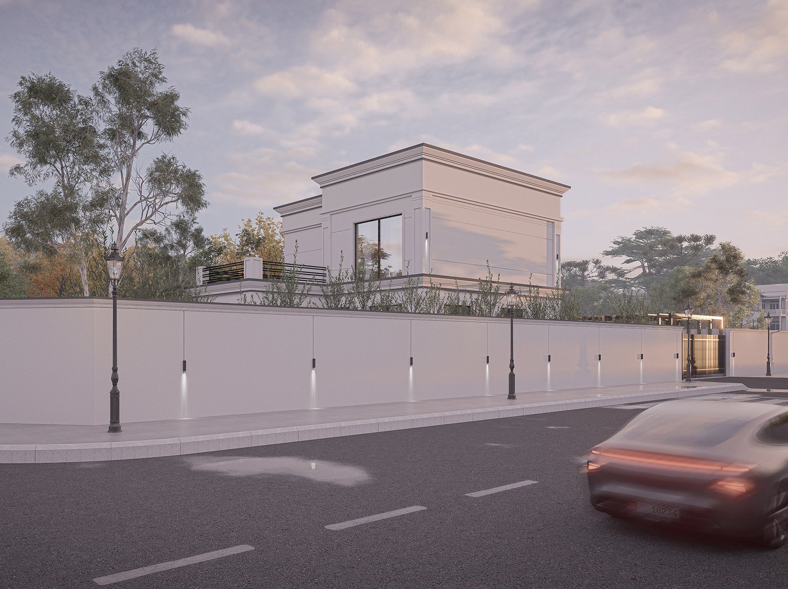 اسم وموقع المشروع :  كلاسيكية – الامارات الفجيرة     التصنيف :  سكني    المساحة :  300 متر مربع    حالة المشروع :   قيد التصميم