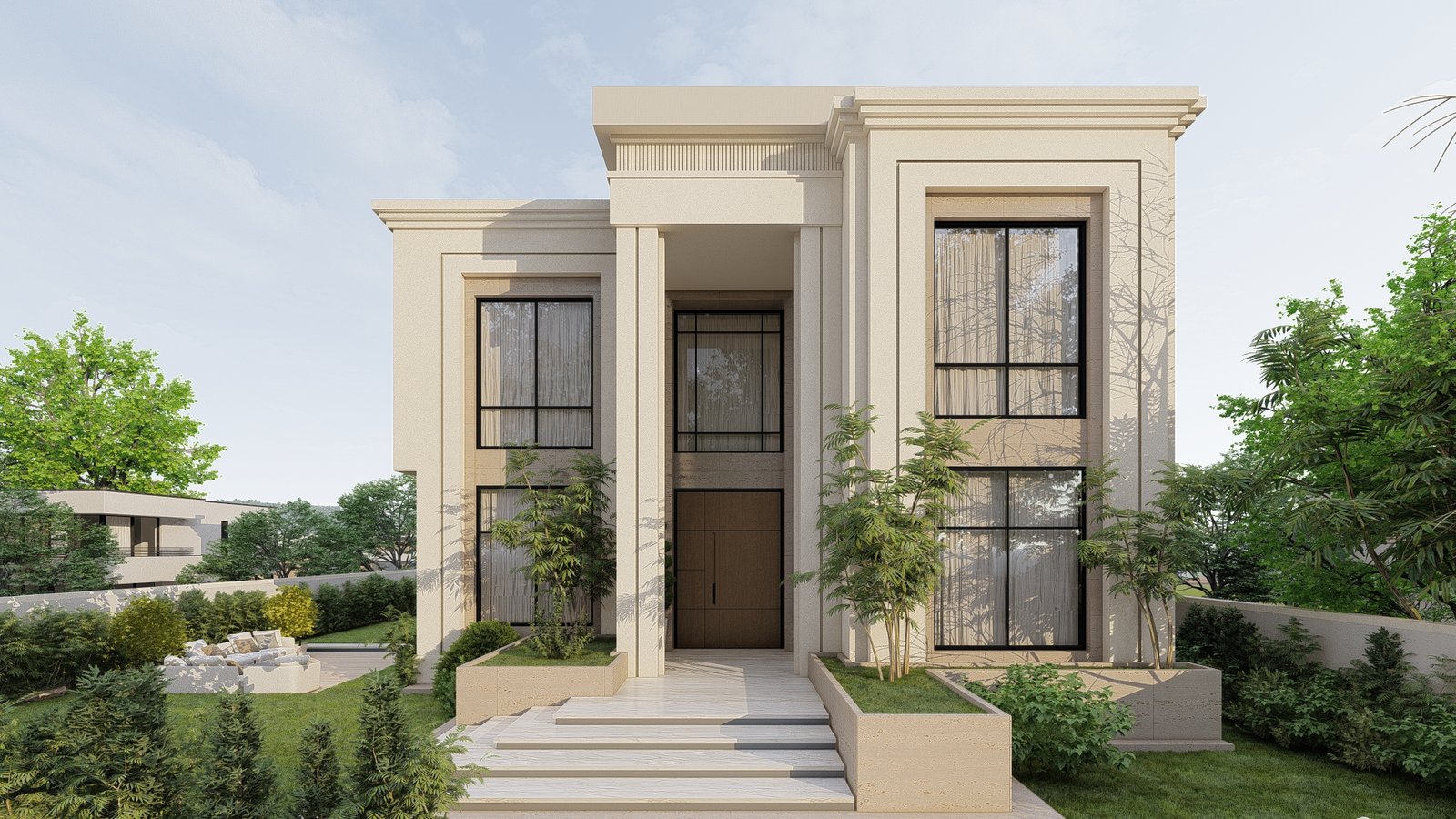 اسم وموقع المشروع :  الفخامة التقليدية – الامارات الفجيرة     التصنيف :  سكني    المساحة :  500 متر مربع    حالة المشروع :   قيد الانشاء