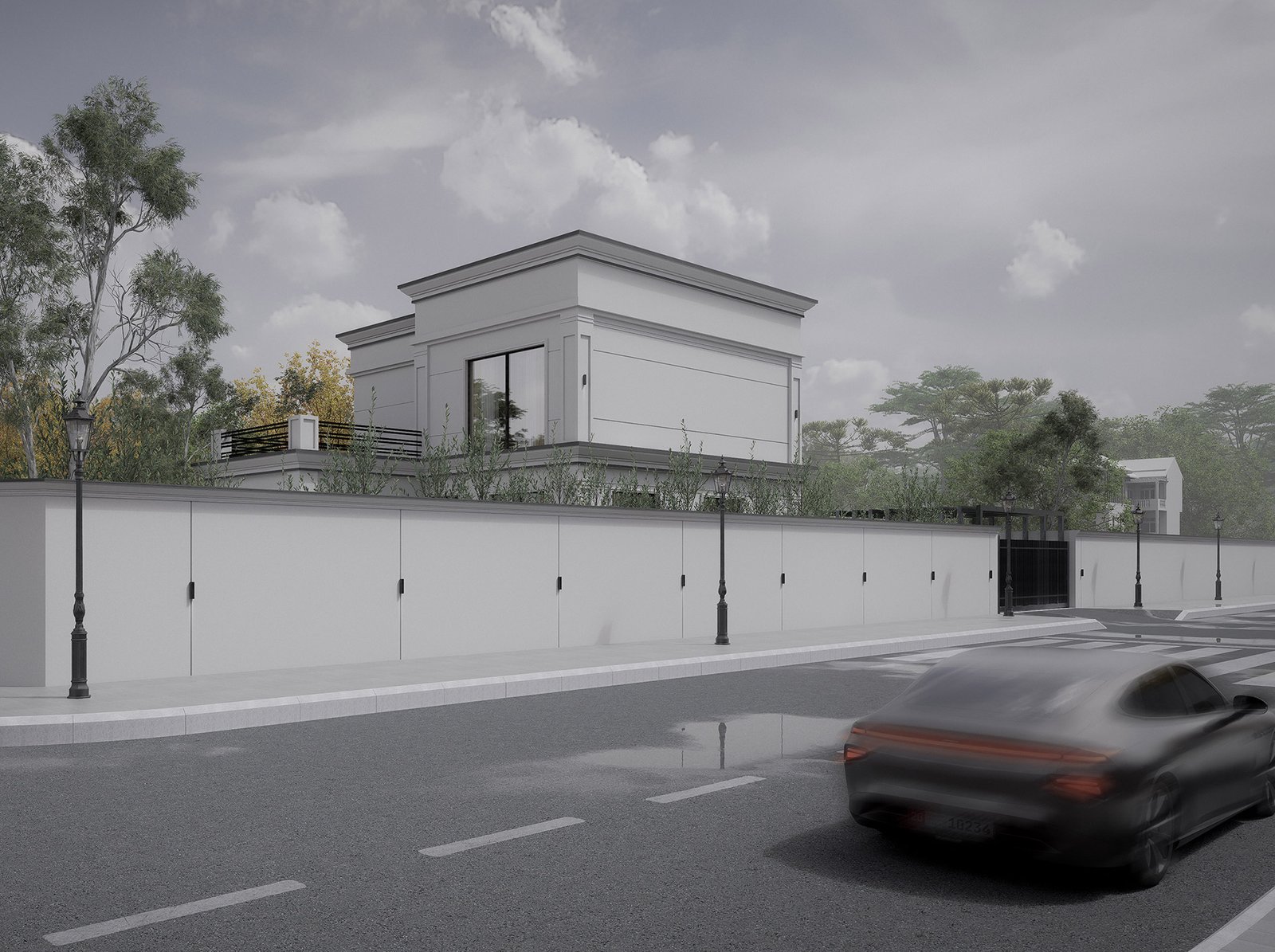 اسم وموقع المشروع :  كلاسيكية – الامارات الفجيرة     التصنيف :  سكني    المساحة :  300 متر مربع    حالة المشروع :   قيد التصميم