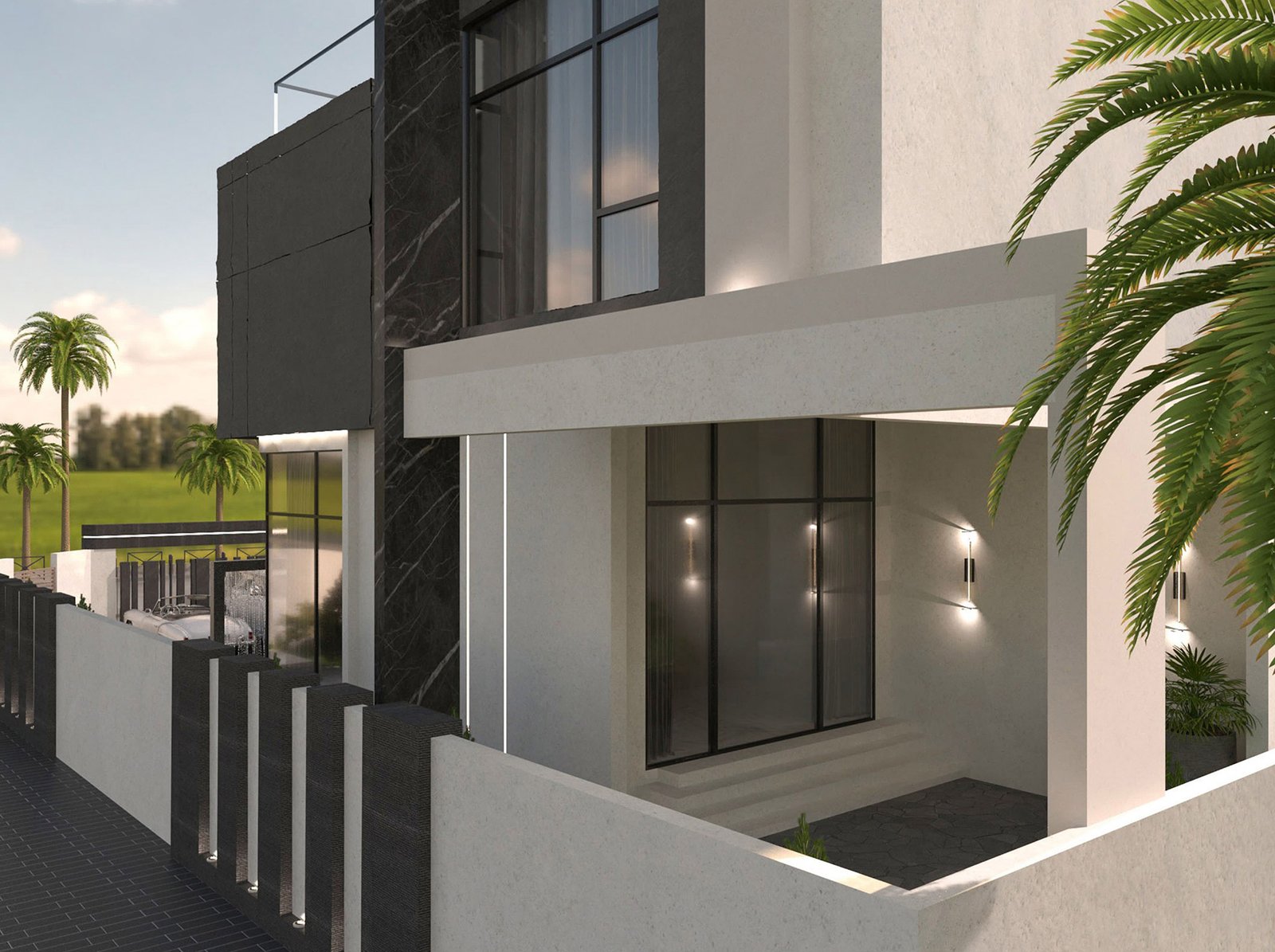 اسم وموقع المشروع :  المنزل الهادئ – الامارات الشارقة      التصنيف :  سكني    المساحة :  1100 متر مربع    حالة المشروع :   قيد الانشاء