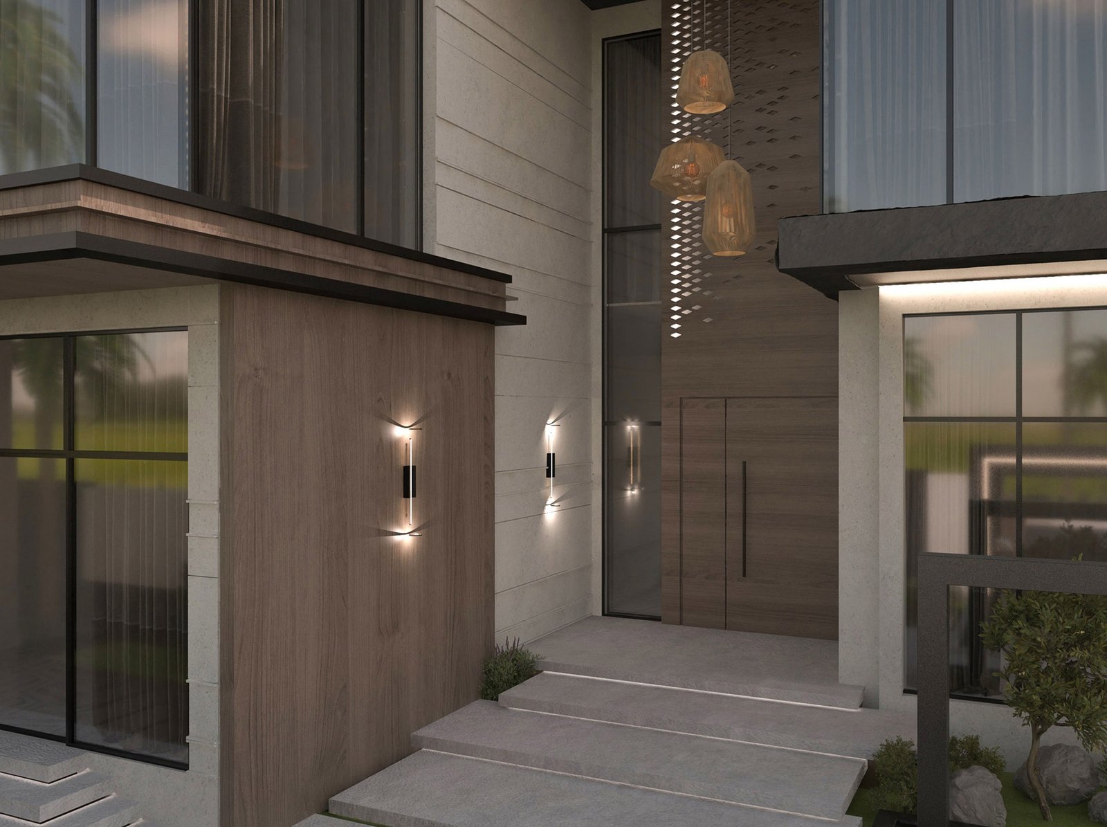 اسم وموقع المشروع :  المنزل الهادئ – الامارات الشارقة      التصنيف :  سكني    المساحة :  1100 متر مربع    حالة المشروع :   قيد الانشاء