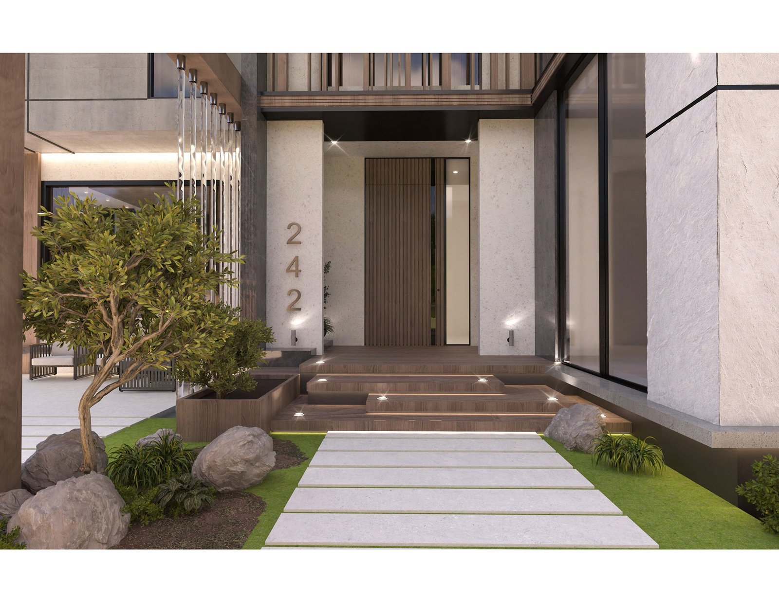 اسم وموقع المشروع :  الفخامة الراقية – الامارات الشارقة      التصنيف :  سكني     المساحة :  950 متر مربع    حالة المشروع :   قيد الانشاء