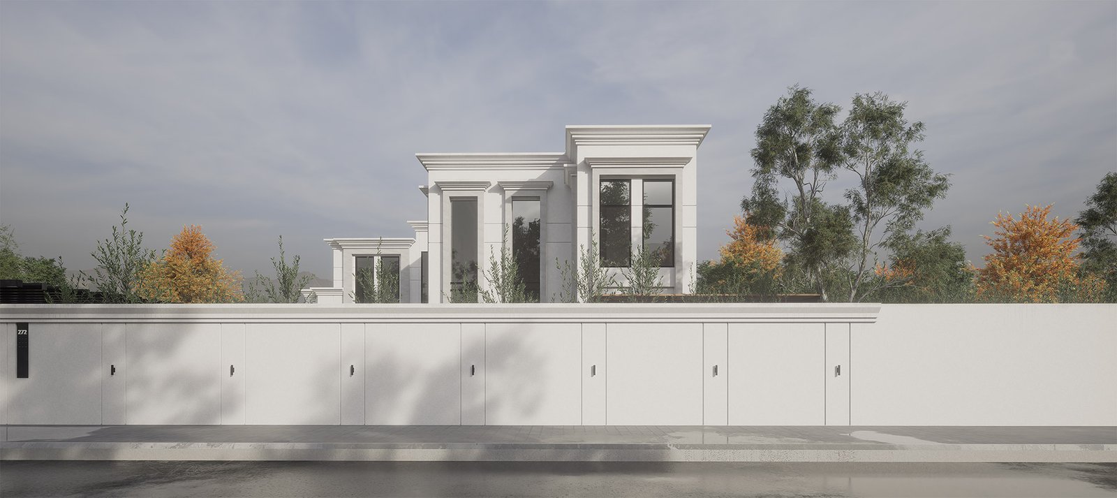 اسم وموقع المشروع :  الكلاسيكية الانيقة – الامارات الفجيرة     التصنيف :  سكني    المساحة :  800 متر مربع    حالة المشروع :   قيد التصميم