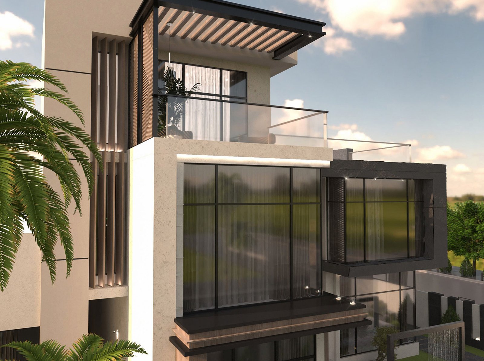 اسم وموقع المشروع :  المنزل الهادئ – الامارات الشارقة      التصنيف :  سكني    المساحة :  1100 متر مربع    حالة المشروع :   قيد الانشاء