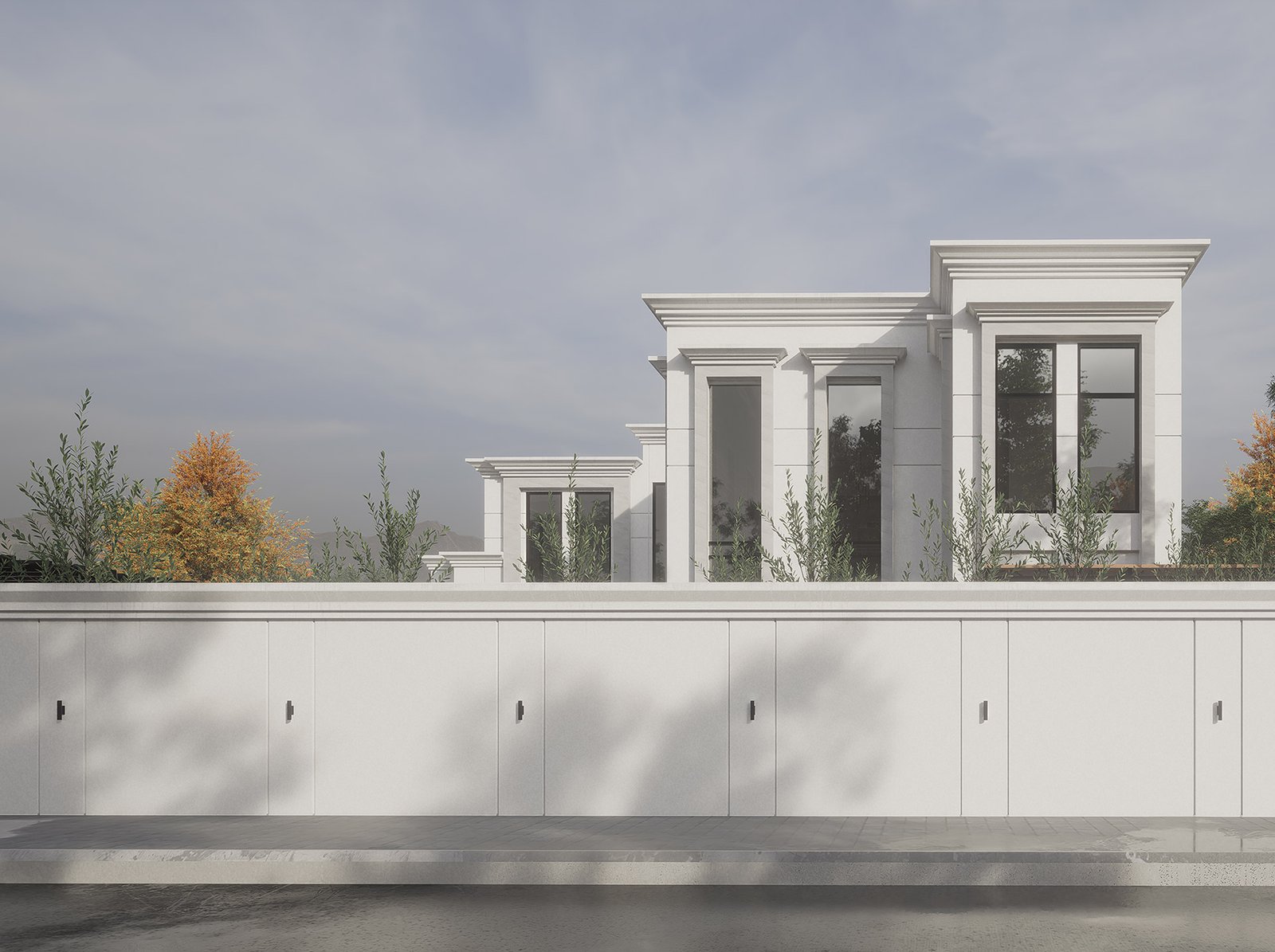 اسم وموقع المشروع :  الكلاسيكية الانيقة – الامارات الفجيرة     التصنيف :  سكني    المساحة :  800 متر مربع    حالة المشروع :   قيد التصميم