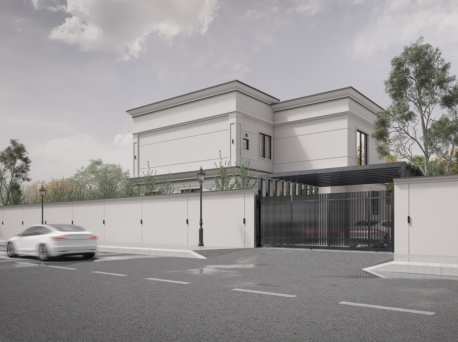 اسم وموقع المشروع :  كلاسيكية – الامارات الفجيرة     التصنيف :  سكني    المساحة :  300 متر مربع    حالة المشروع :   قيد التصميم