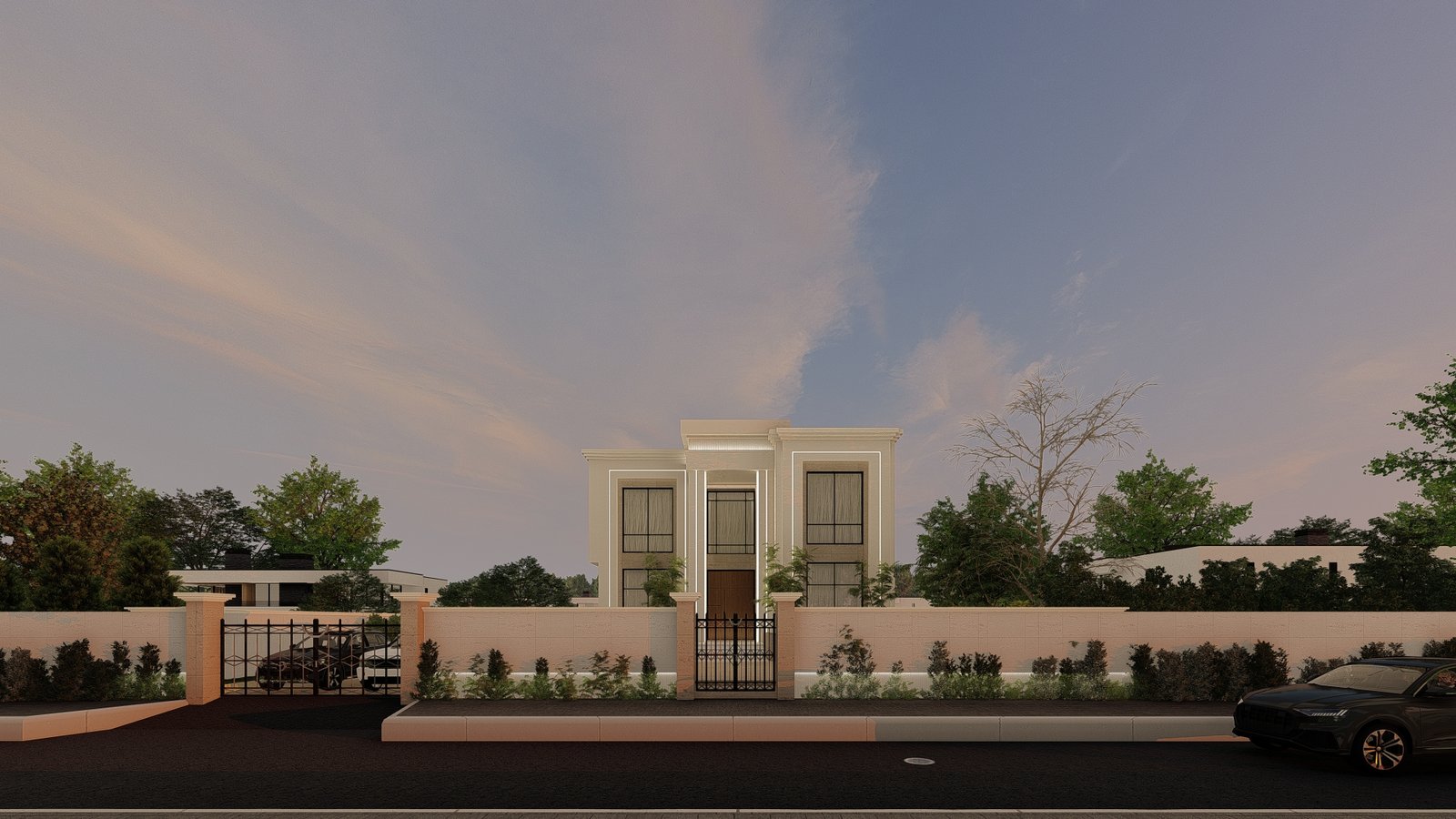 اسم وموقع المشروع :  الفخامة التقليدية – الامارات الفجيرة     التصنيف :  سكني    المساحة :  500 متر مربع    حالة المشروع :   قيد الانشاء