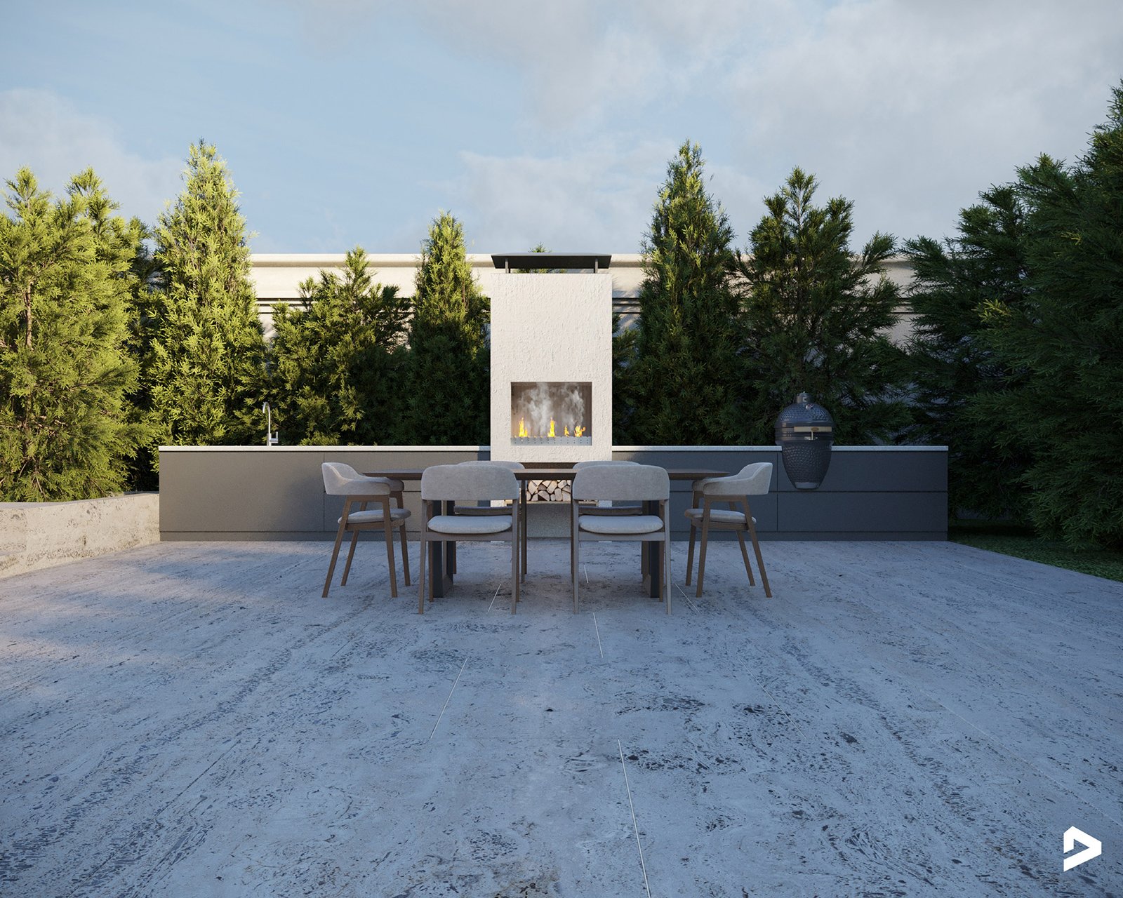 اسم وموقع المشروع :  استراحة الشارقة – الامارات الشارقة      التصنيف :  حديقة - خاص     المساحة :  500 متر مربع    حالة المشروع :   قيد الانشاء