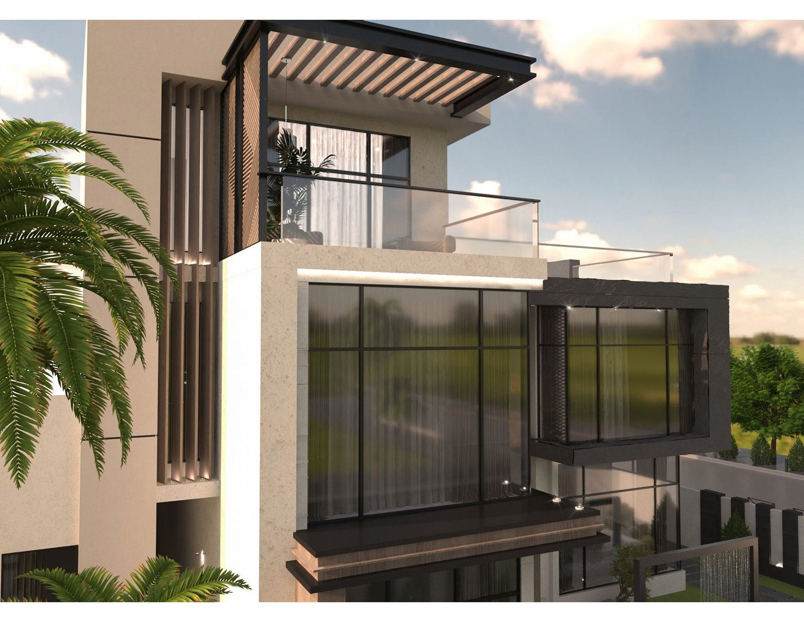 اسم وموقع المشروع :  الفخامة الراقية – الامارات الشارقة      التصنيف :  سكني     المساحة :  950 متر مربع    حالة المشروع :   قيد الانشاء