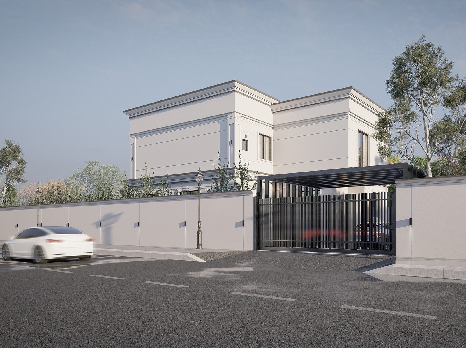 اسم وموقع المشروع :  كلاسيكية – الامارات الفجيرة     التصنيف :  سكني    المساحة :  300 متر مربع    حالة المشروع :   قيد التصميم