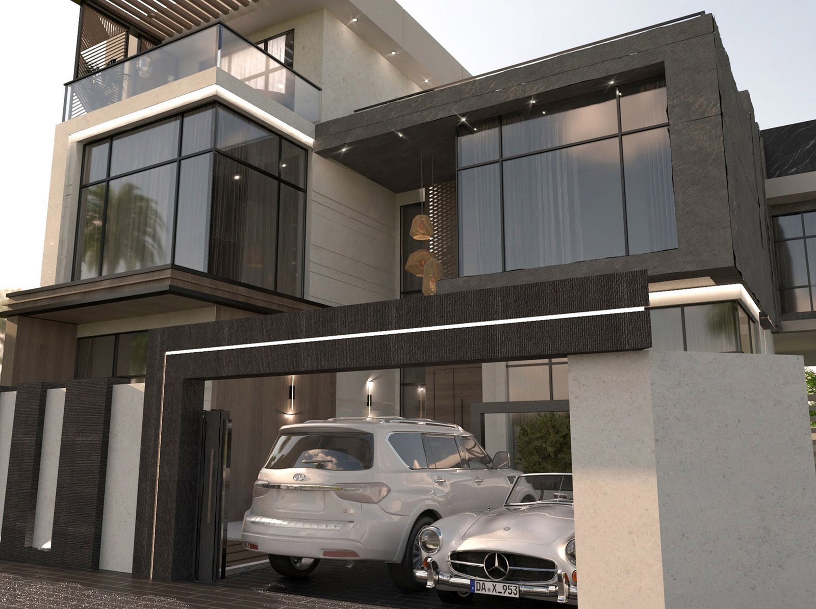 اسم وموقع المشروع :  المنزل الهادئ – الامارات الشارقة      التصنيف :  سكني    المساحة :  1100 متر مربع    حالة المشروع :   قيد الانشاء