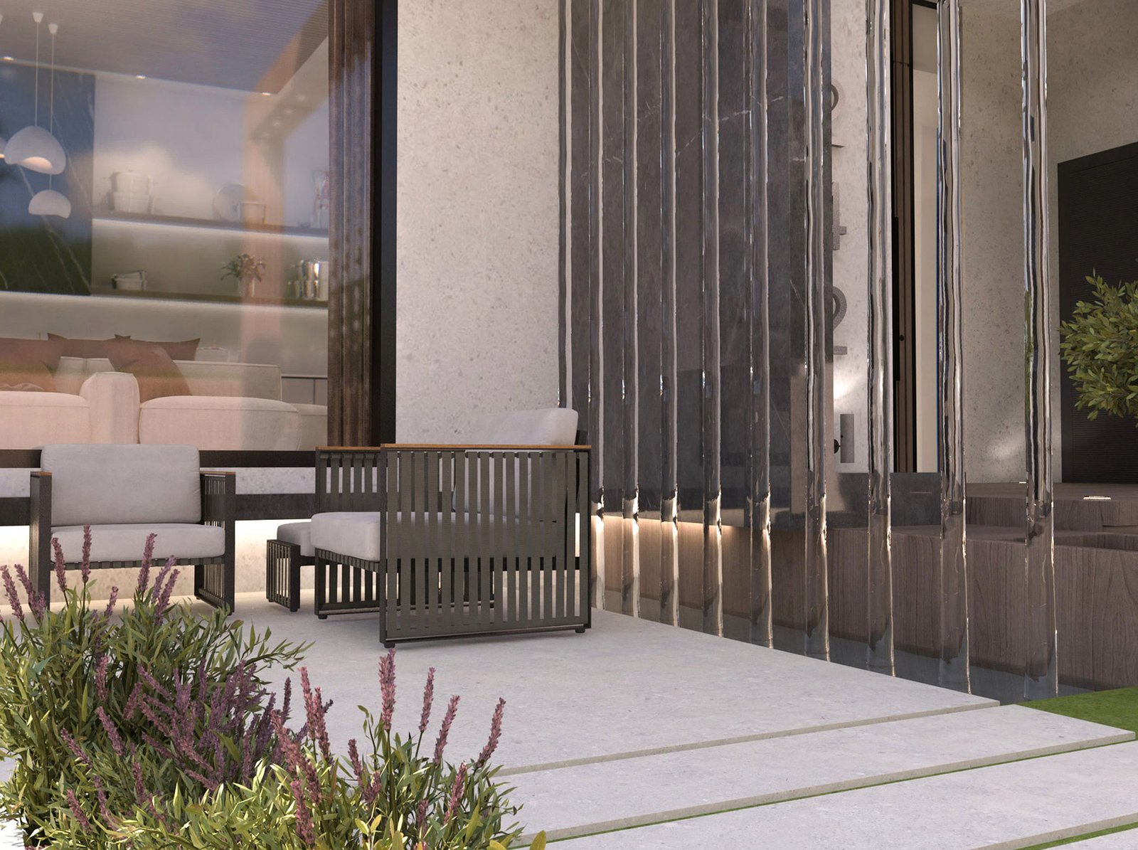 اسم وموقع المشروع :  الفخامة الراقية – الامارات الشارقة      التصنيف :  سكني     المساحة :  950 متر مربع    حالة المشروع :   قيد الانشاء