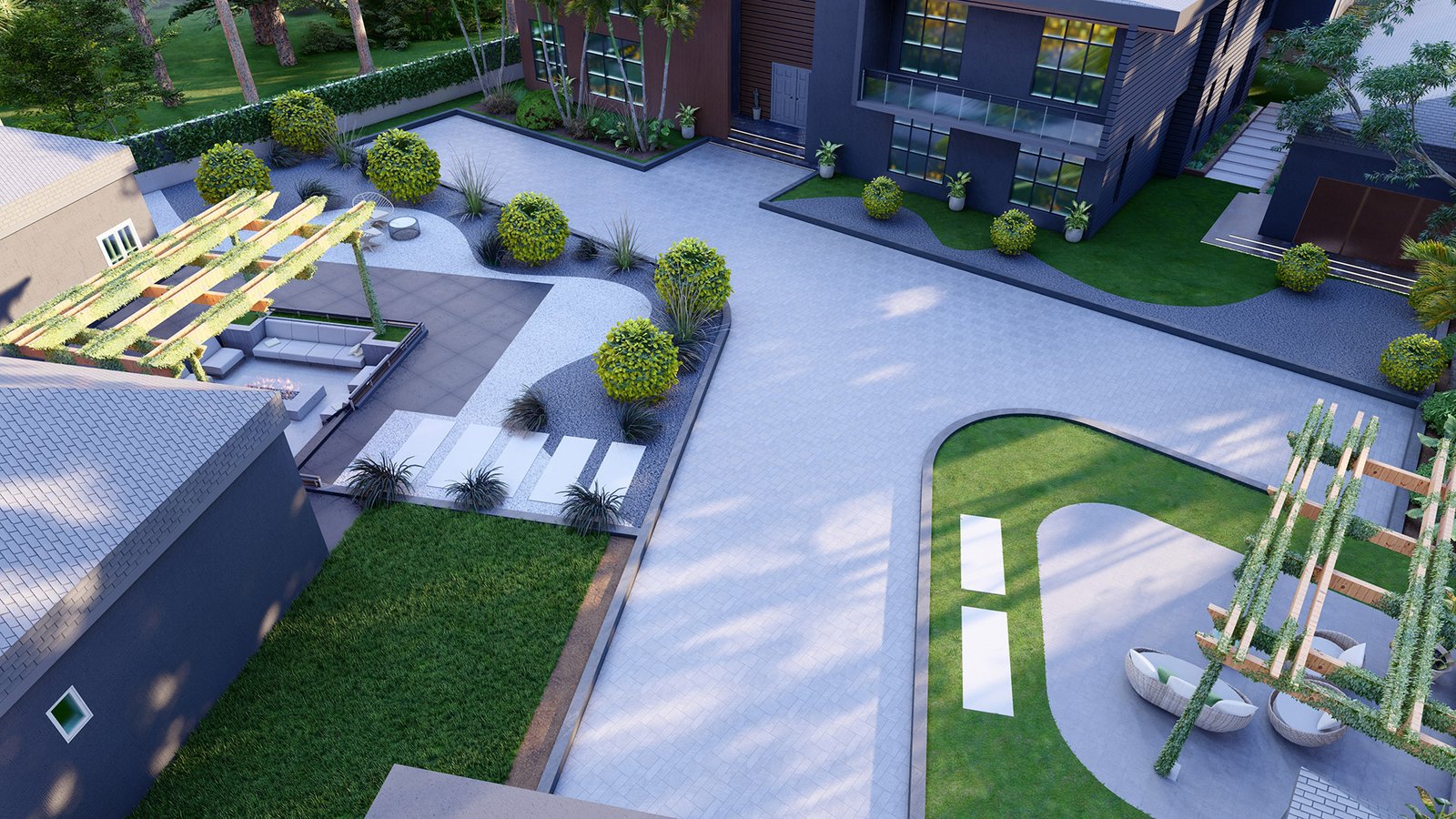 اسم وموقع المشروع :  استراحة خاصة – الامارات العين      التصنيف :  حديقة - خاص     المساحة :  360 متر مربع    حالة المشروع :   مكتمل