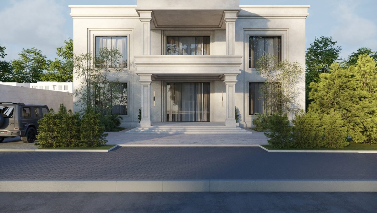 اسم وموقع المشروع :  استراحة الشارقة – الامارات الشارقة      التصنيف :  سكني    المساحة :  1500 متر مربع    حالة المشروع :   قيد الانشاء